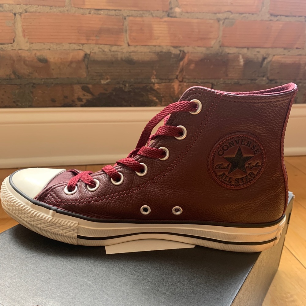 Burgundy Chuck Taylor All Star High Top Converse